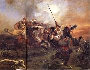 Eugene Delacroix The Collection of Arab Taxes painting